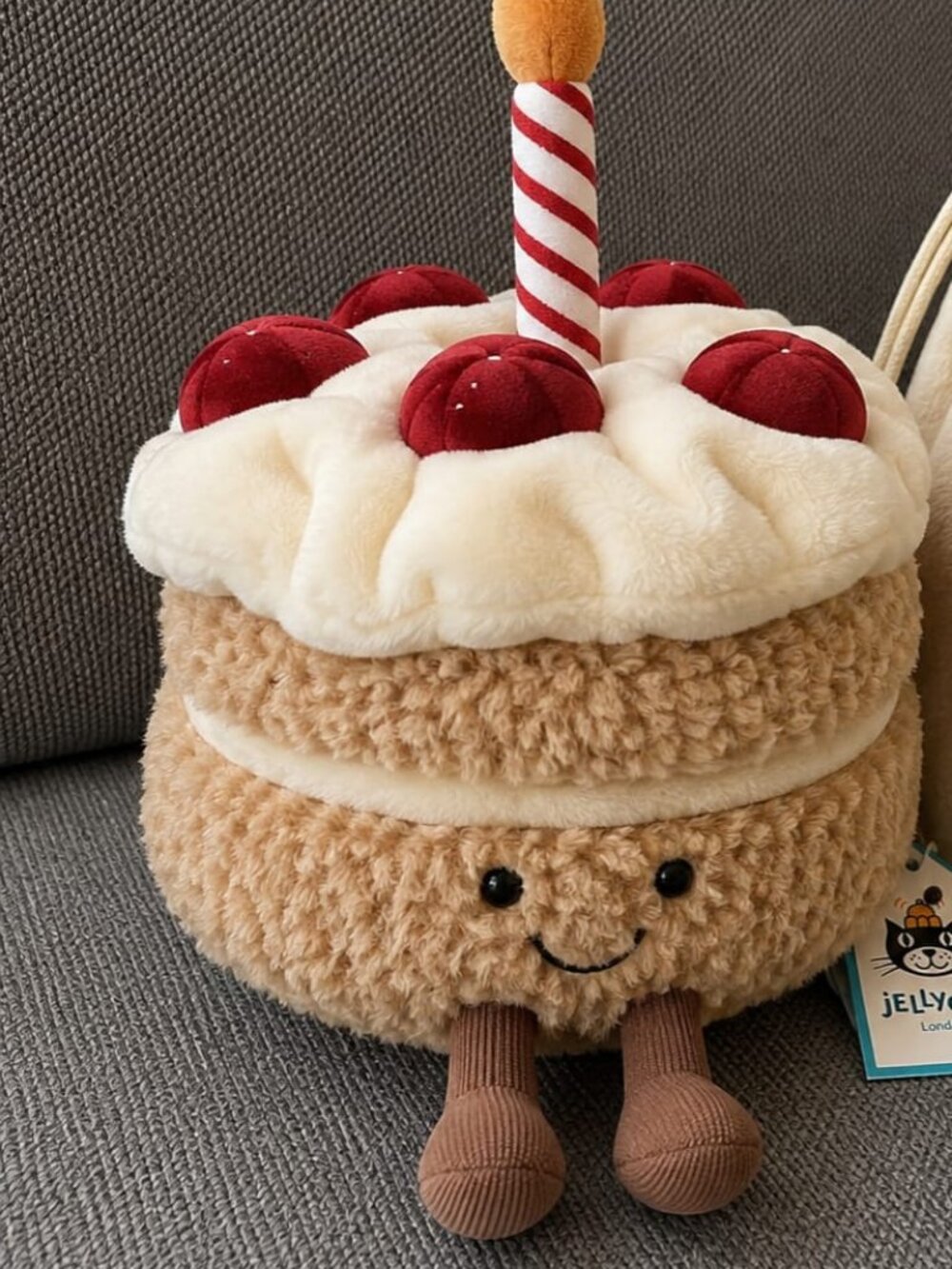 Jellycat Amuseables Birthday Cake Stuffed Toy | Dessert Plush | Birthday gift
